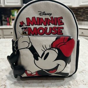 Primark Red and Black Minnie Mouse Backpack-NWT